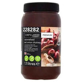 Chef's Larder Premium Caramelised Red Onion Chutney 1.1 Litres  Adomoo